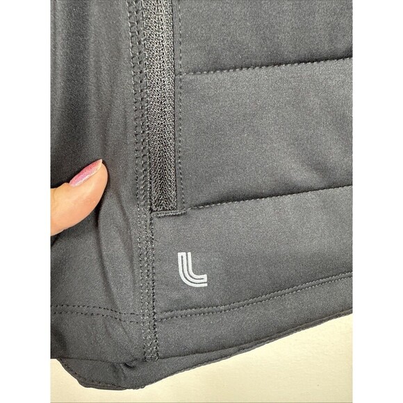 (R7) Lolë Long Sleeve ACTIVE WEAR TOP MOCK NECK SIZE XS, BLACK FULL ZIP - Picture 7 of 16